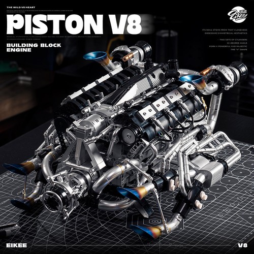 V16 ohc engine - v8, model