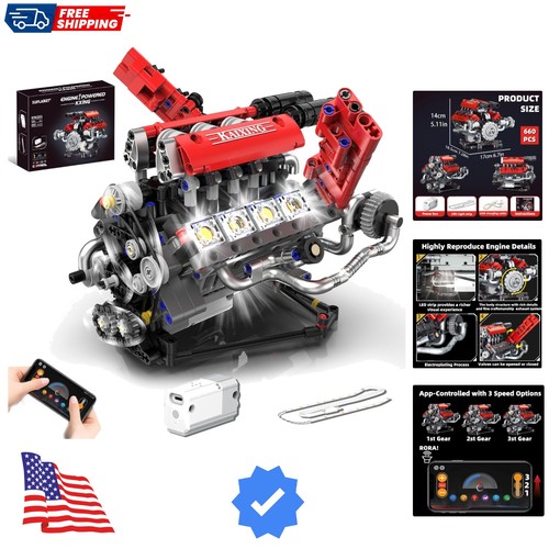 Mini engine building - v8,