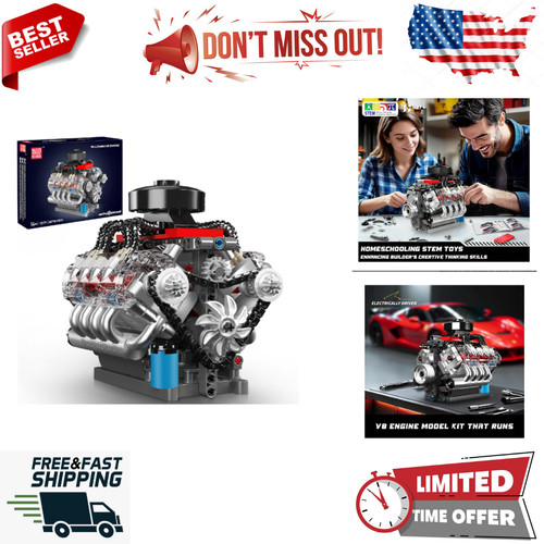 Engine model kit 487 pcs - model,
